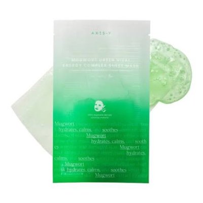 AXIS-Y Mugwort Green Vital Energy Complex Sheet Mask (5 pcs x 27ml)